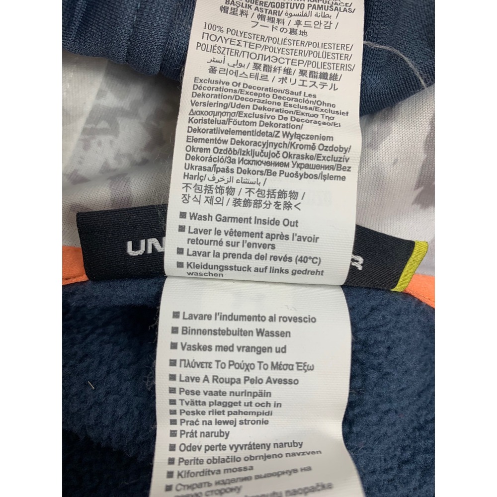 Under Armour Hoodie Mens XL Blue ColdGear Storm1 Loose Fit Pullover Sweatshirt - Picture 6 of 8